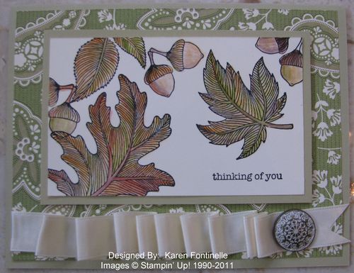 Autumn Splendor First Day of Fall Card