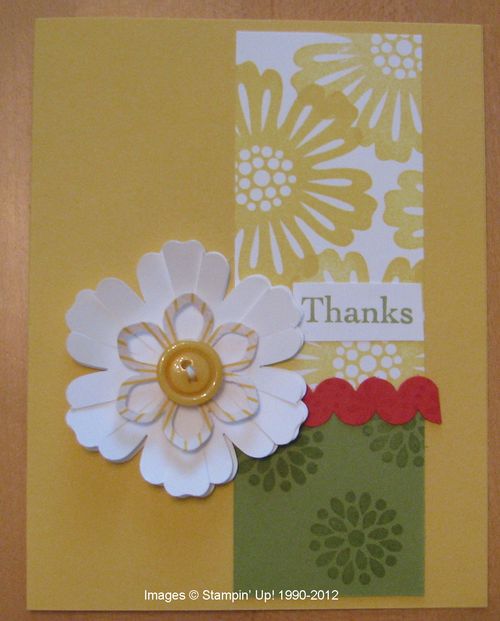 Daffodil Delight Thanks Card for Ronald McDonald House Charities