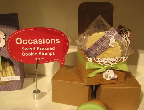 Sweet Pressed Cookie Stamps Kraft Gift Box