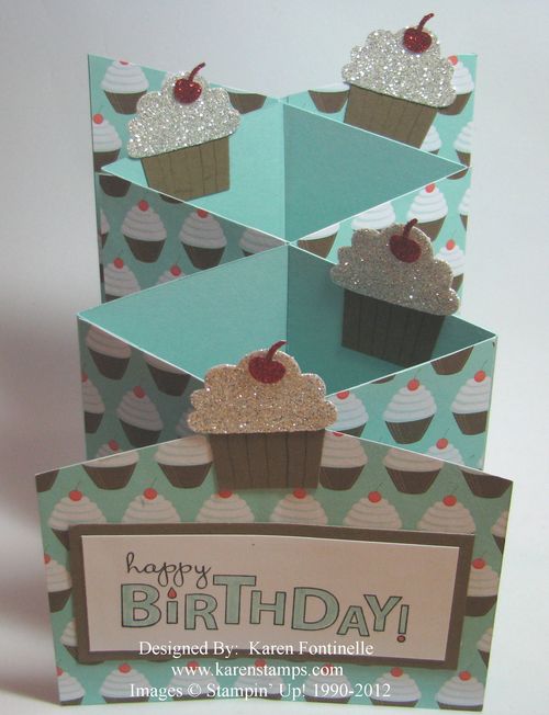 Cascade Cupcake Birthday Card