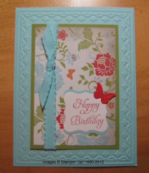 Everyday Enchantment Designer Paper Birthday Card