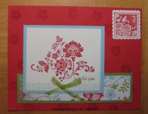 Fresh Vintage Swap Card