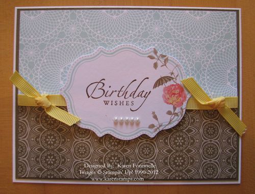 Attic Boutique Side Note Birthday Card