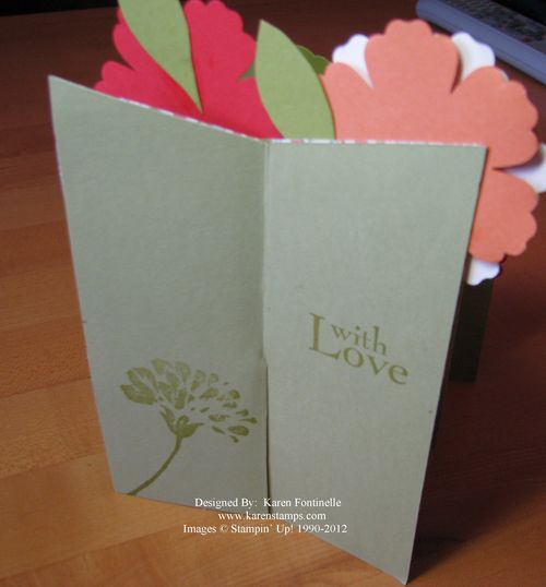 Mother's Day Cascade Flower Card