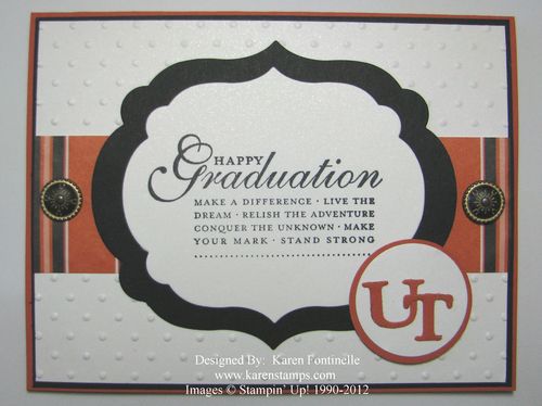 Graduation Framelit Card