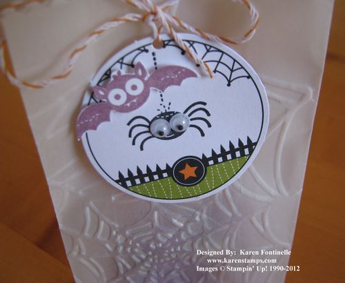 Ghoulish Googlies Spider and Bat Halloween Treat Bag