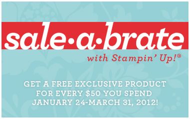 Sale-A-Bration with Stampin' Up!