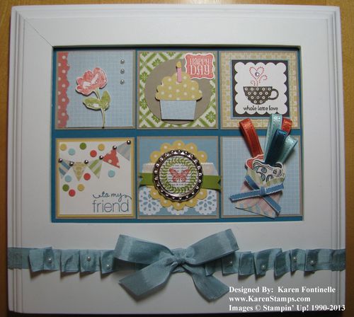 Framed Birthday Collage for a Friend