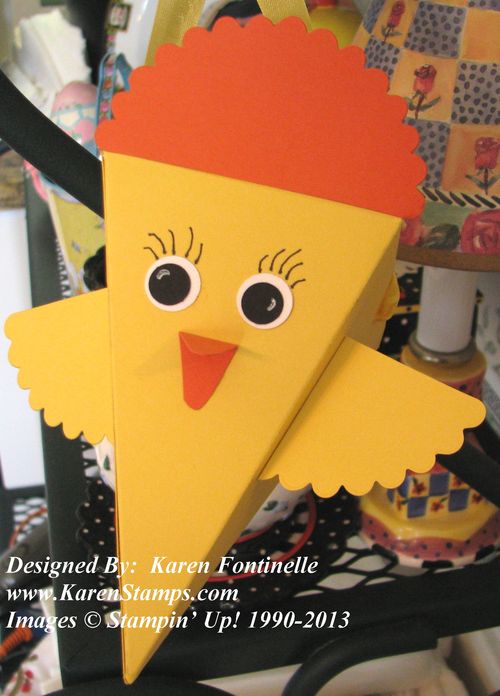 Petal Cone Die Easter Chick