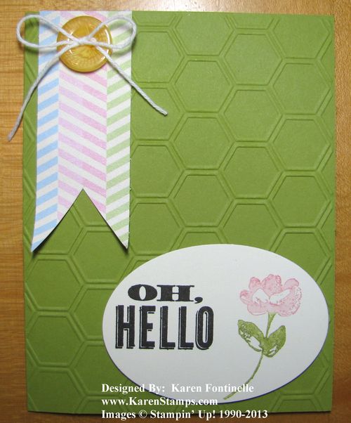 Oh Hello Card for a Friend
