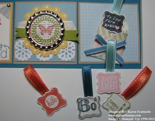 Framed Birthday Collage Tags