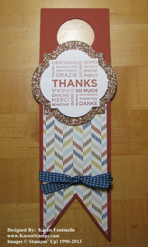 Wine Bottle Tag for Hostess Gift