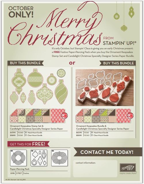 SU Merry Christmas Flyer