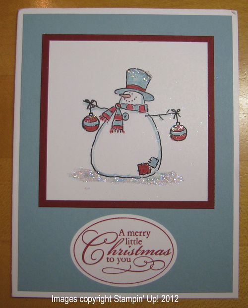 Jan's Stampin' Up! Christmas Card