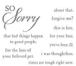 So Sorry Stamp Brush Set